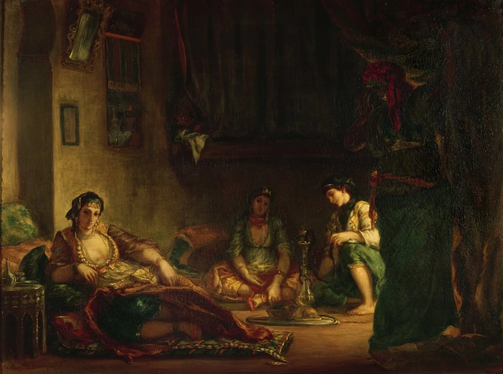 Le donne di Algeri nel loro Harem, 1847 - Musee Fabre, Montpellier